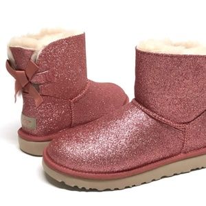 pink glitter ugg boots